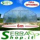 Serra FullGreen 6m professionale tunnel agricolo