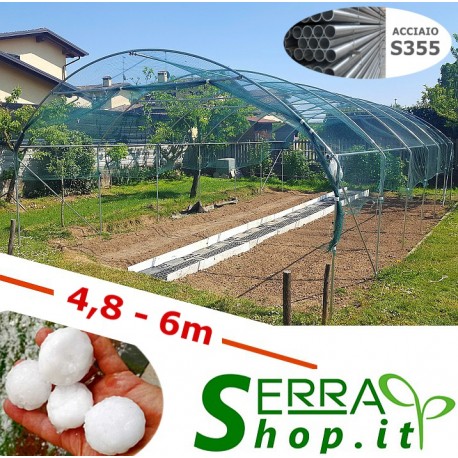 Serra struttura antigrandine 6m 