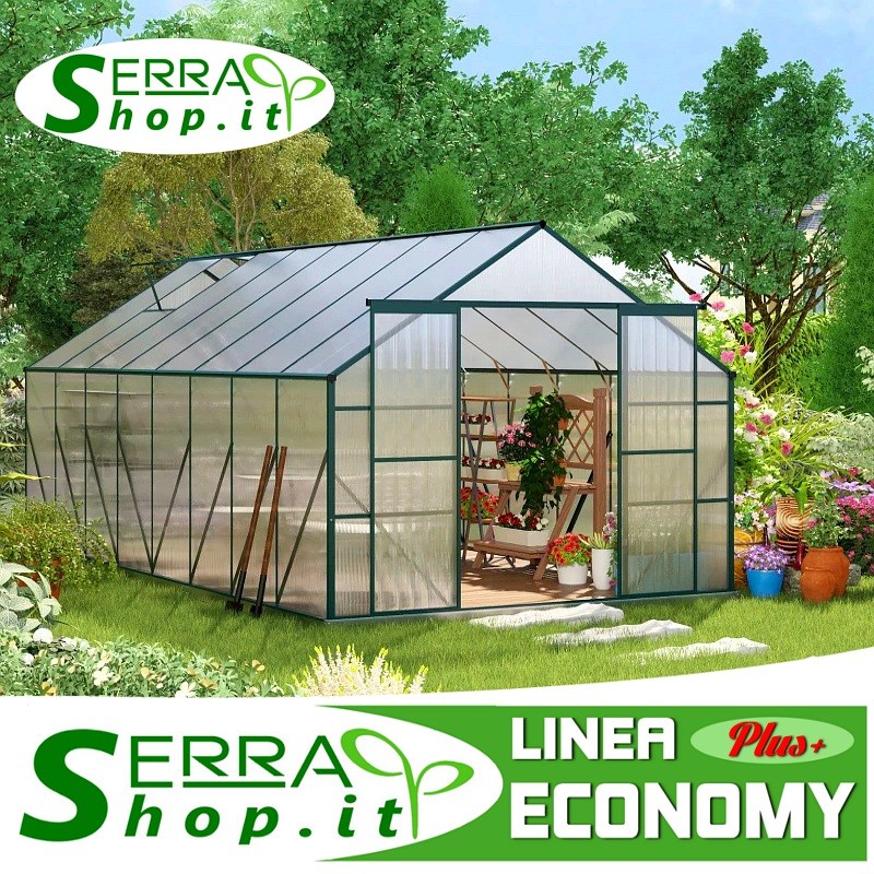 Serre Tunnel Policarbonato e PVC - Serre tunnel orto giardino Serra 3x4m  6x3m 8x3m